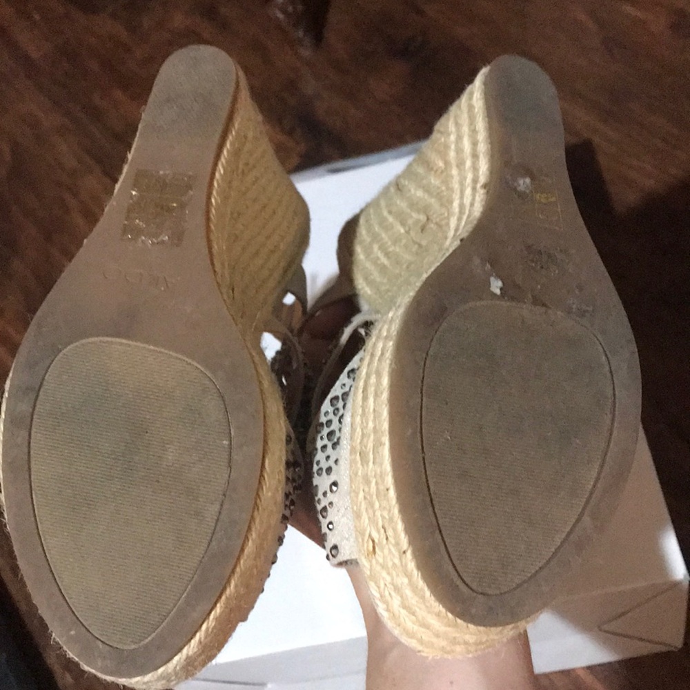 Neutral Rhinestone wedges - Picture 3 of 4